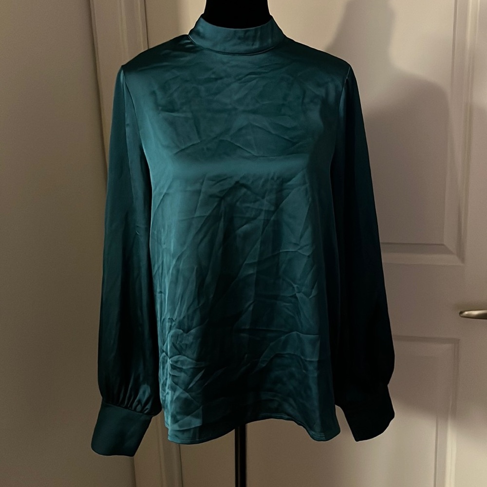 XS Shein teal blouse